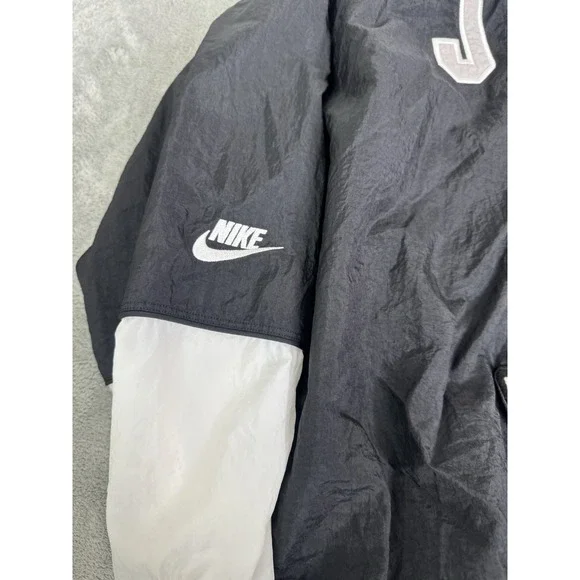 Nike Air Jordan Black and White Windbreaker Jacket - Picture 6 of 15